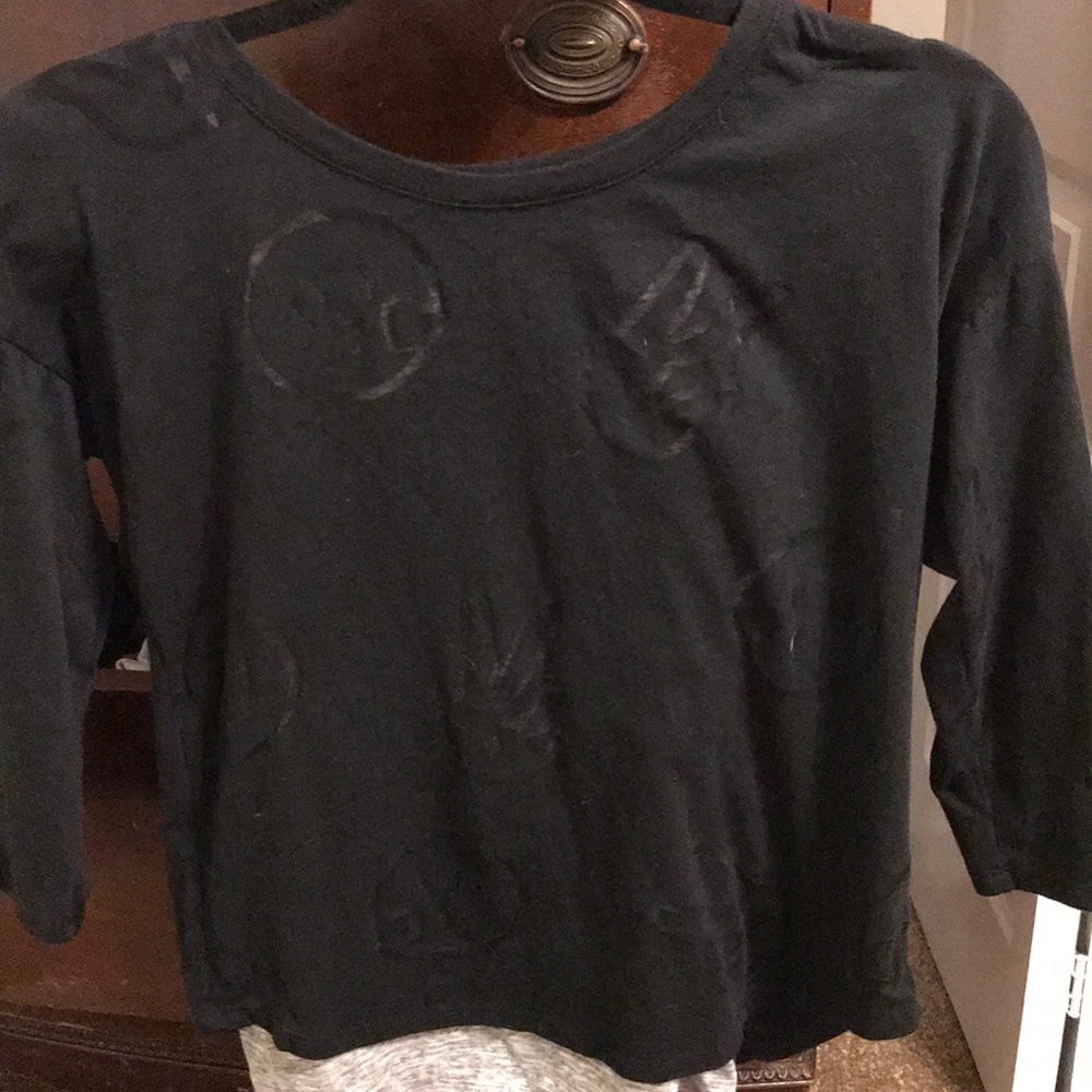 See through black tee (VERY SOFT)